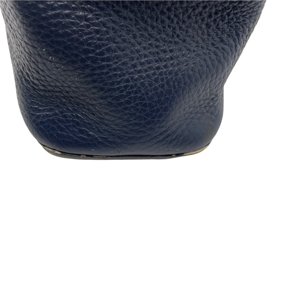 Dooney & Bourke Pebble Grain Leather Midnight Blue Lexington Purse - Picture 10 of 14